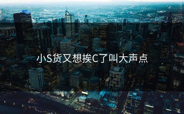 小S货又想挨C了叫大声点